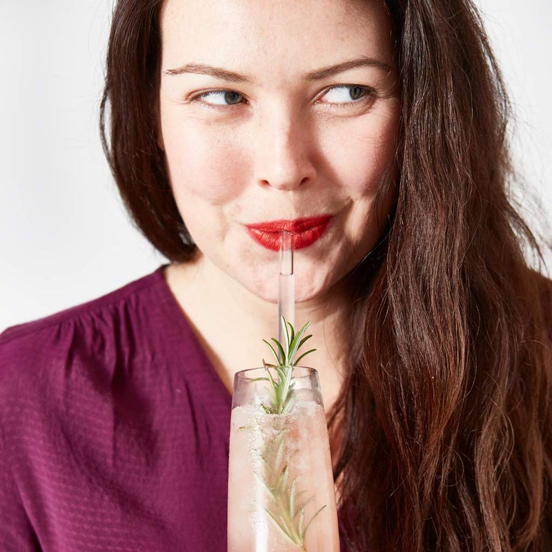 HÃ–LM HALM Glass Straws - Variety Pack: 6 Reusable Drinking Straws in 2 Sizes + Plastic-Free Cleaning Brush - Made in Germany - Dishwasher Safe - Eco-Friendly - Perfect for Smoothies, Cocktails - Image 4